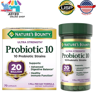 Nature’s Bounty Ultra Strength 20 Billion Probiotic 70 Capsules