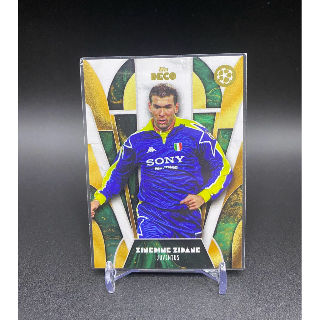 การ์ดฟุตบอล 2024-25 Topps Gold UCL - ZINEDINE ZIDANE  JUVENTUS