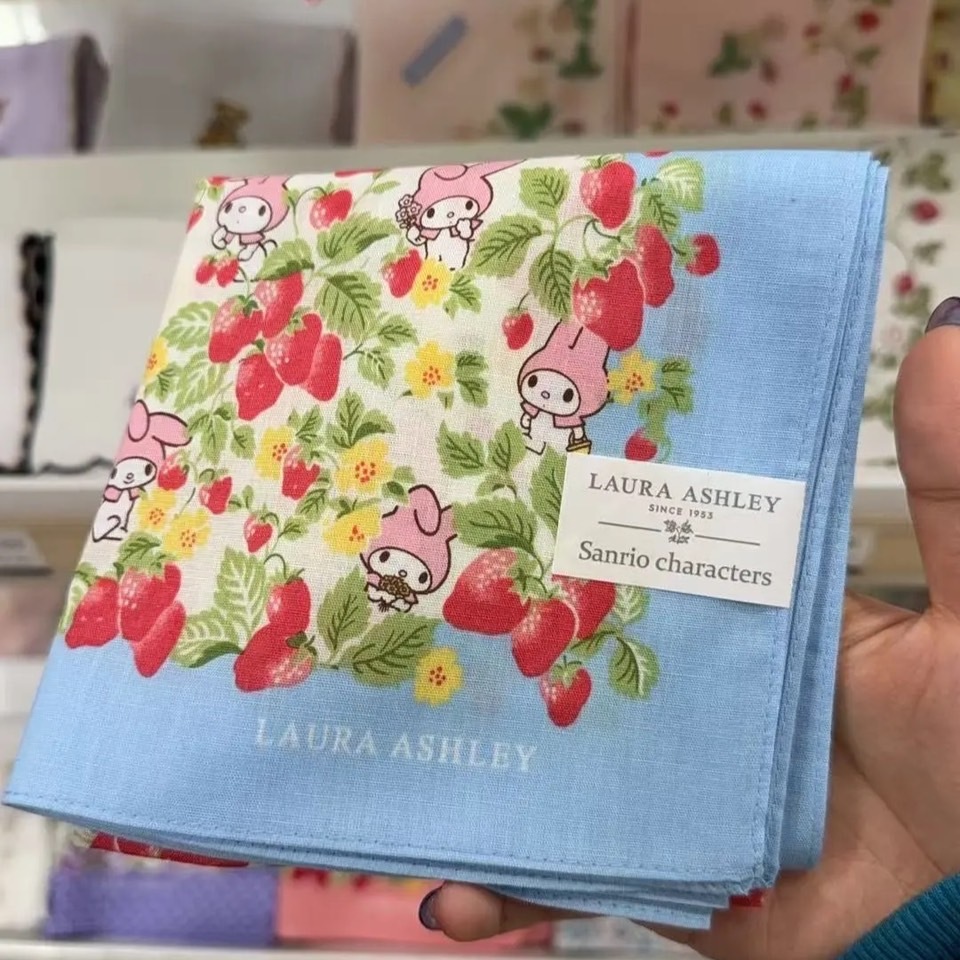 ผ้าเช็ดหน้า sanrio แท้จากญี่ปุ่น