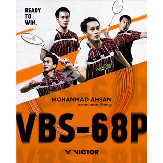 VICTOR VBS 68P เอ็นแบดมินตันสายคอนโทรล ฟีลลิ่งนุ่มระดับโปร VBS68