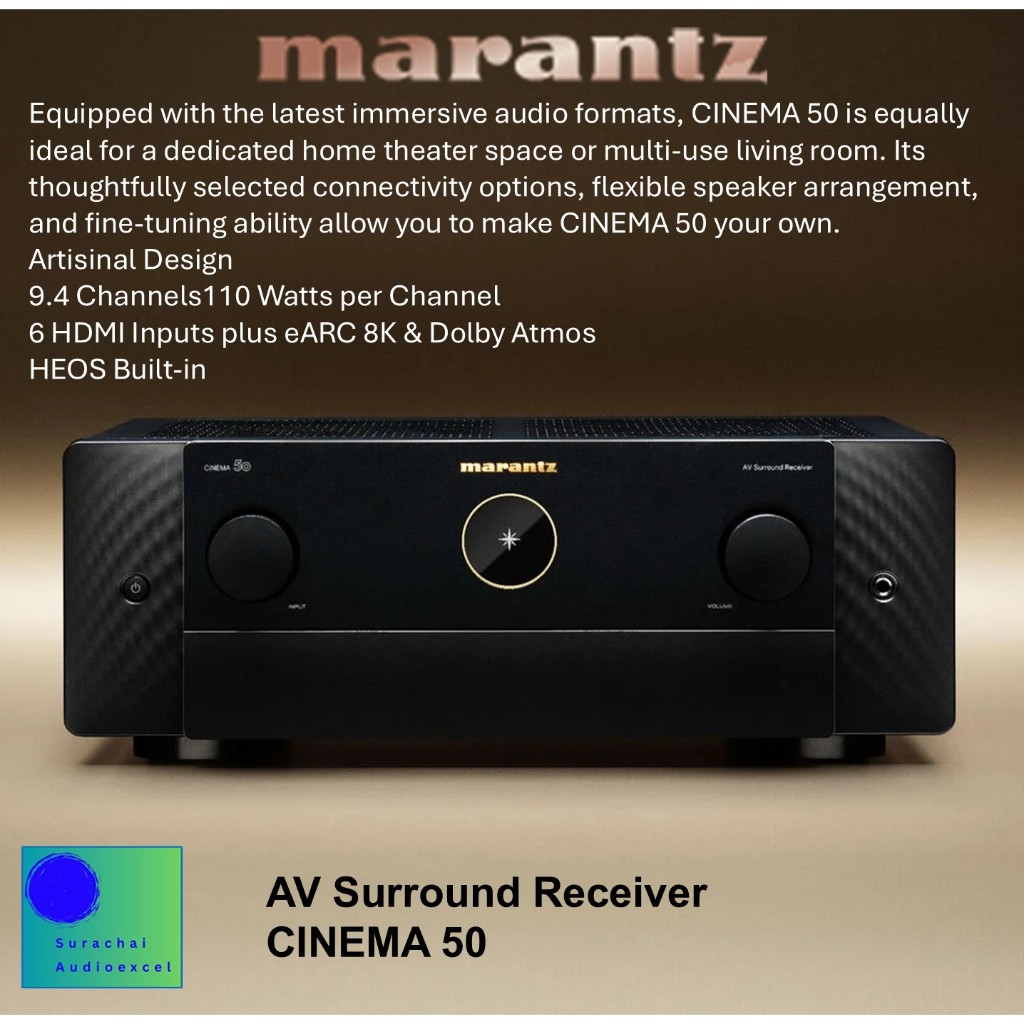 MARANTZ : CINEMA-50 (BLACK)A/V Receiver