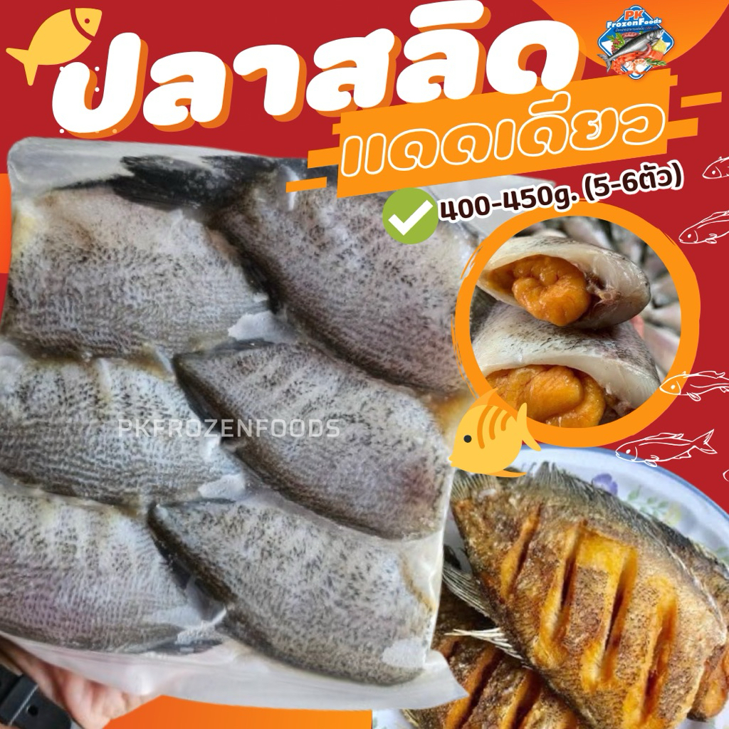 ปลาสลิดแดดเดียว ปลาสลิดหมักเค็ม(400-450g.)5-6 ตัว⚡️ส่งด่วน🏆ขายดีอันดับ1🔥ค่าส่งแบบเหมา✅คละได้ทั้งร้าน❗️🚚💨ส่งขนส่งแช่เย็น