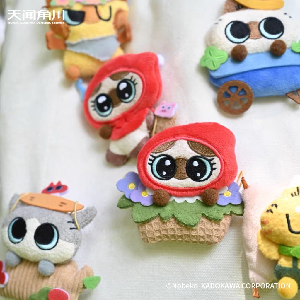 💥สุ่มแยกพร้อมส่ง💥 กล่องสุ่ม(เข็มกลัด) Azukisan Valley Plush Brooches