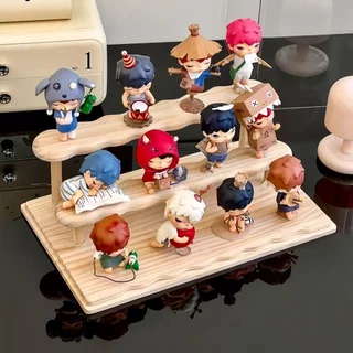 【พร้อมส่ง】ชั้นวางโมเดลไม้ ชั้นวาง Art Toy Popmart Labubu ชั้นวางฟิกเกอร์ ฐานเป็นไม้ แข็งแรง ตั้งโชว์ของสะสม ประกอบง่าย
