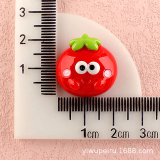 ส่งจากไทย 🍅🍅🍅 ตัวติดรองเท้ามะเขือเทศ 3D สีสวยมาก (1ชิ้น)