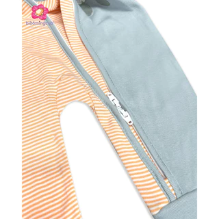 Bloomingcub Two way zip sleepsuit ชุดหมีคลุมเท้า ชุดนอนเด็กซิปสองทาง ชุดนอนเด็ก บอดี้สูทเด็ก