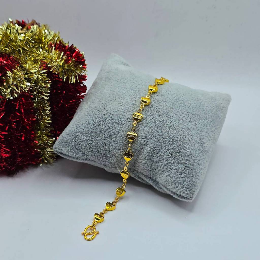 ข้อมือ หัวใจเลิฟ น้ำหนัก 2สลึง