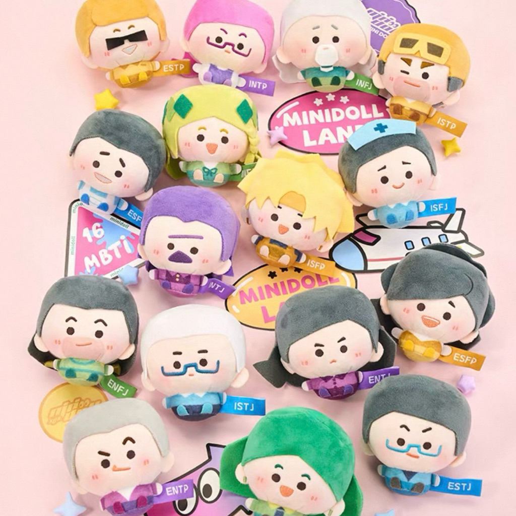 พวงกุญแจตุ๊กตาmbti - minidoll