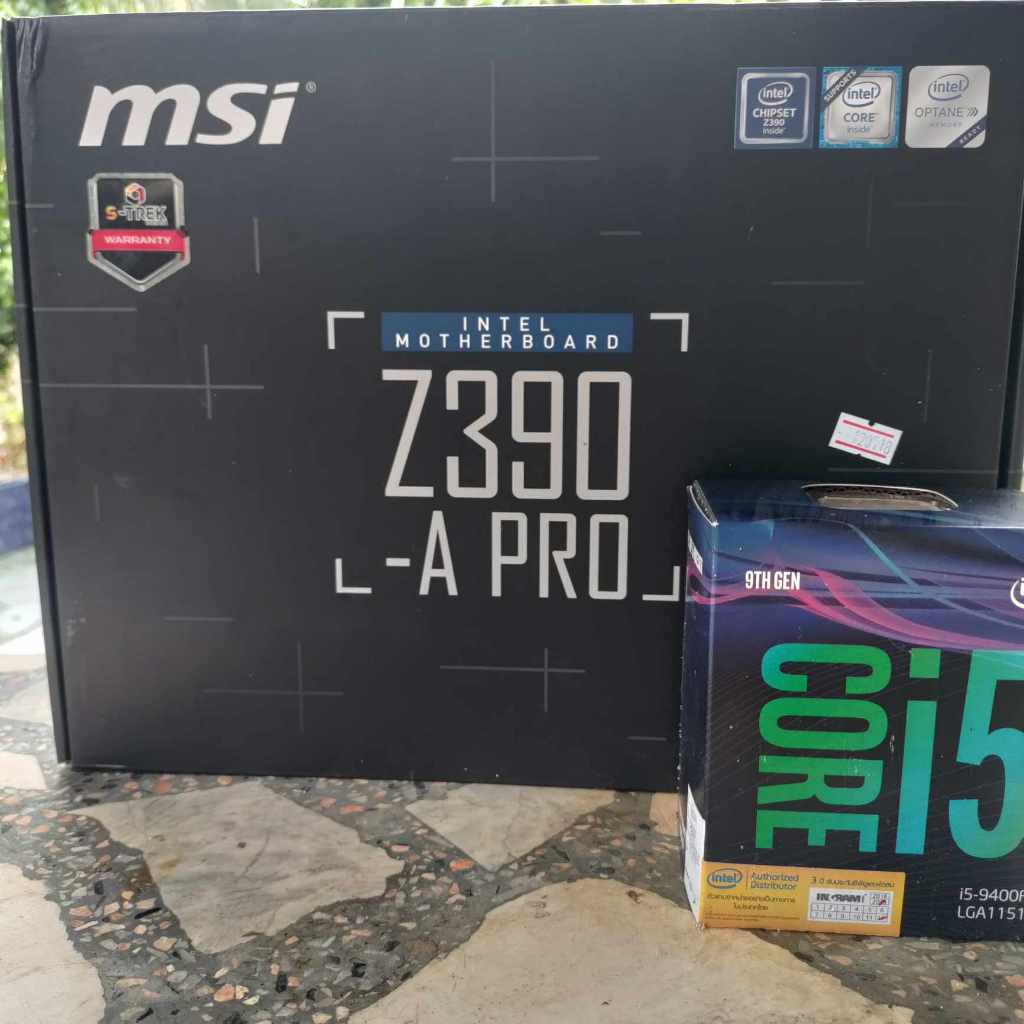 intel i5 9400F + MSI Z390 A-PRO , intel i5 9400F + AORUS B365M ELITE