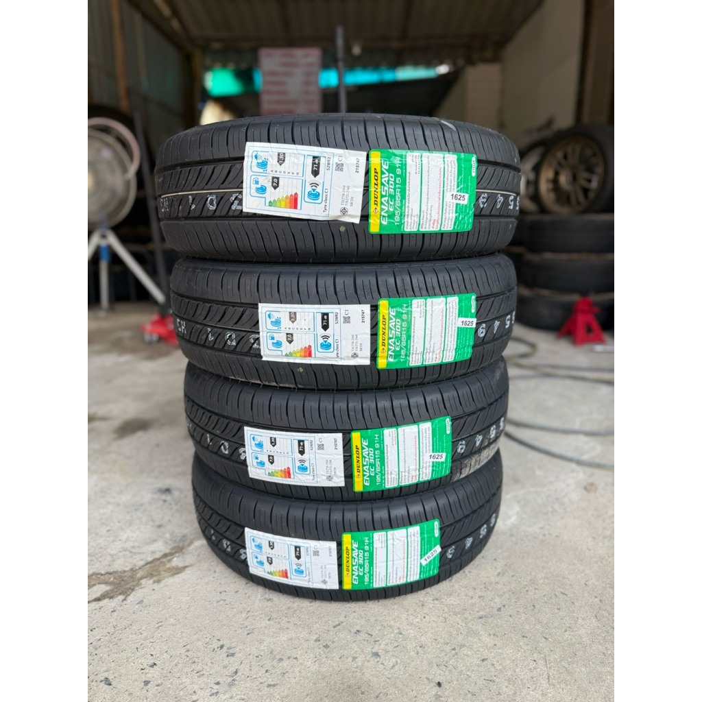 ยางใหม่Dunlop(EC300)195/65r15ปี25ขายเส้นละ1,850บาท