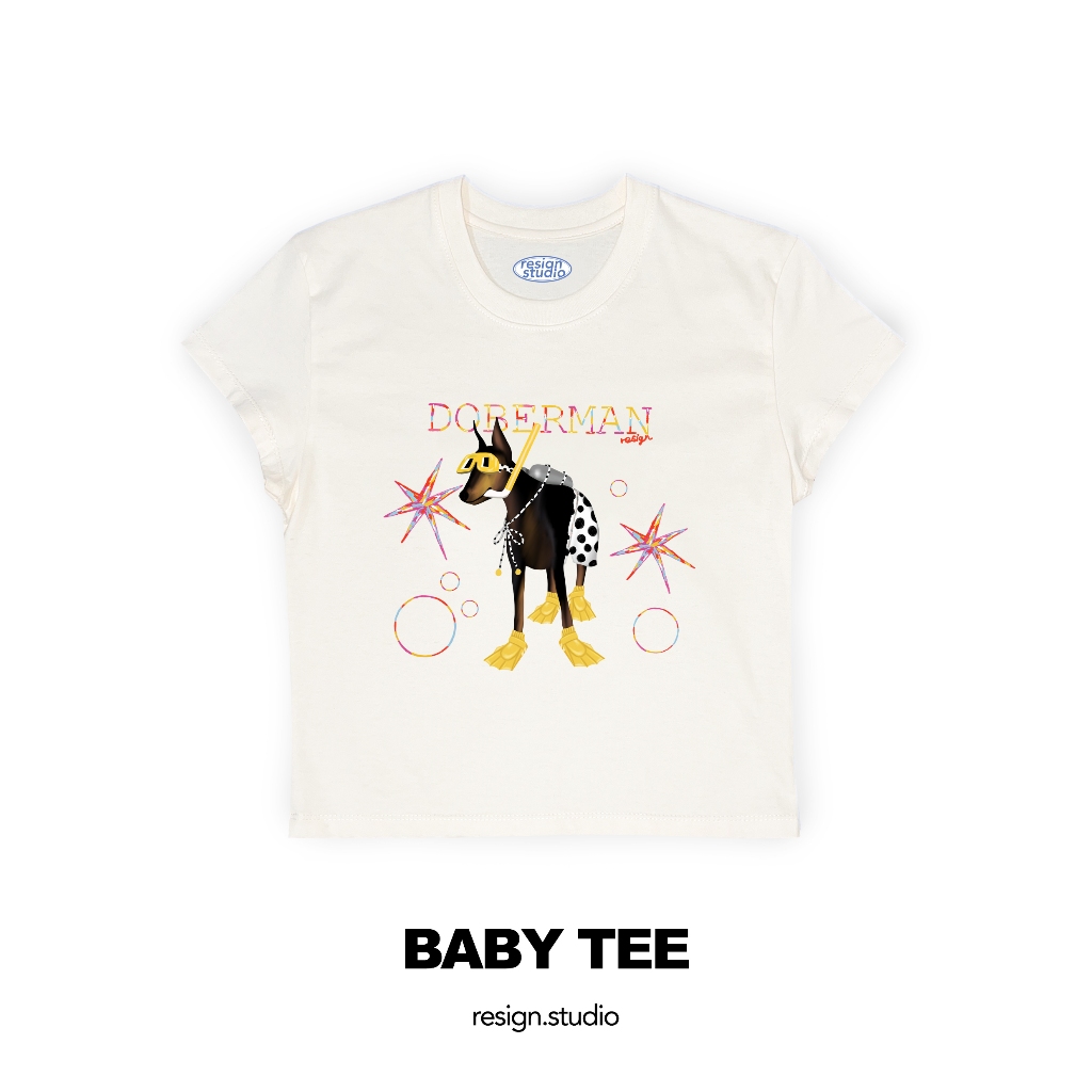resign studio - babytee - Doberman