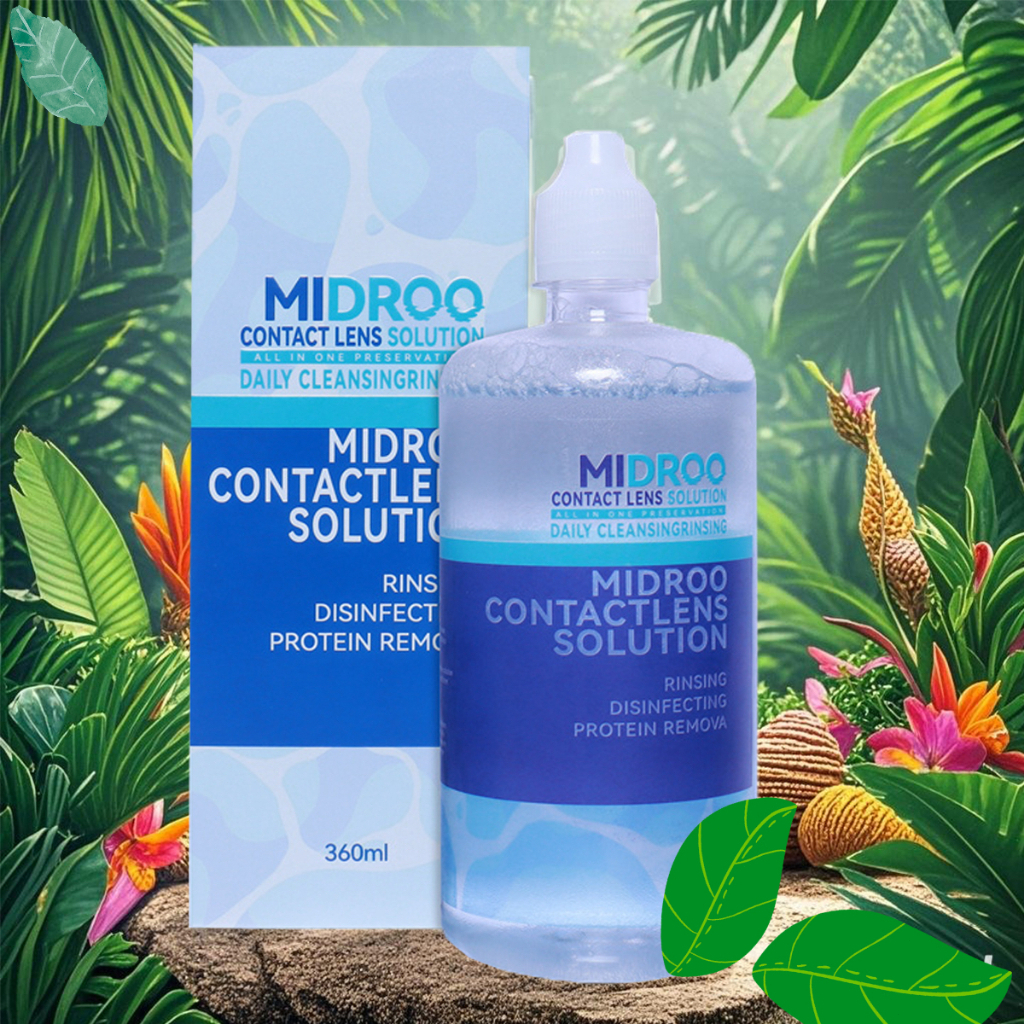 【สื้อ1ได้ 3❗ ซื้อครบ฿60】💦Midroo Contact Lens 💦กิจกรรมระยะเวลาจำกัด Solutionน้ำยา