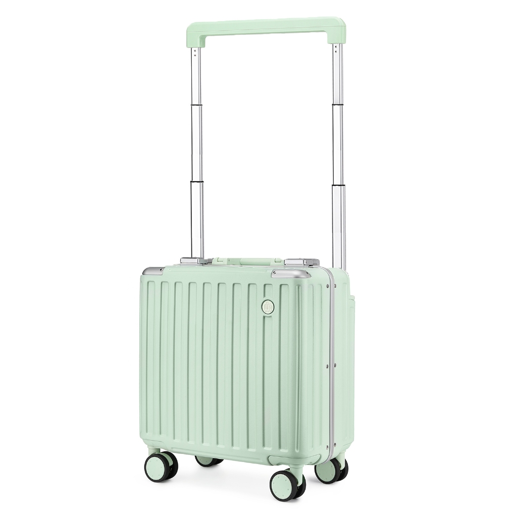 [รับประกัน5ปี] SiamChoice กระเป๋าเดินทางล้อลาก โครงอลูมิเนียม วัสดุPC luggage bag suitcase 18 นิ้ว ระบบล็อค TSA ล้อคู๋