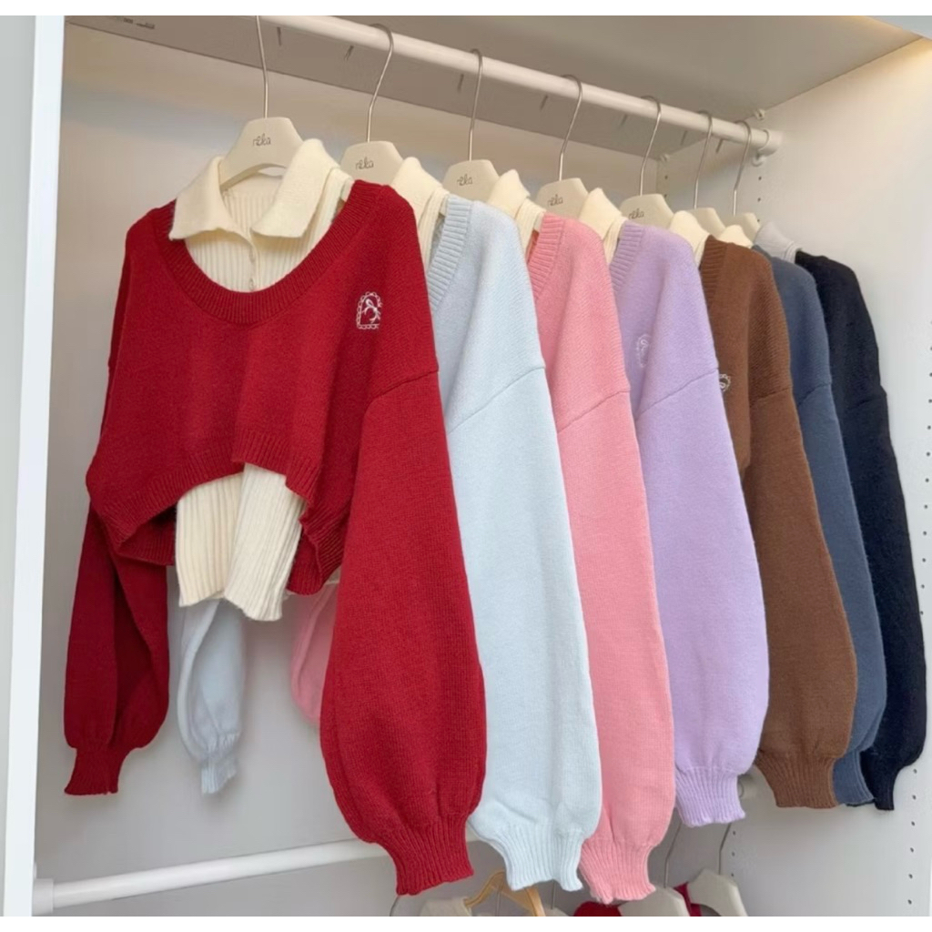 ชุดเซ็ท 2 ชิ้นสีม่วงพาสเทล จากร้าน Rika.shop