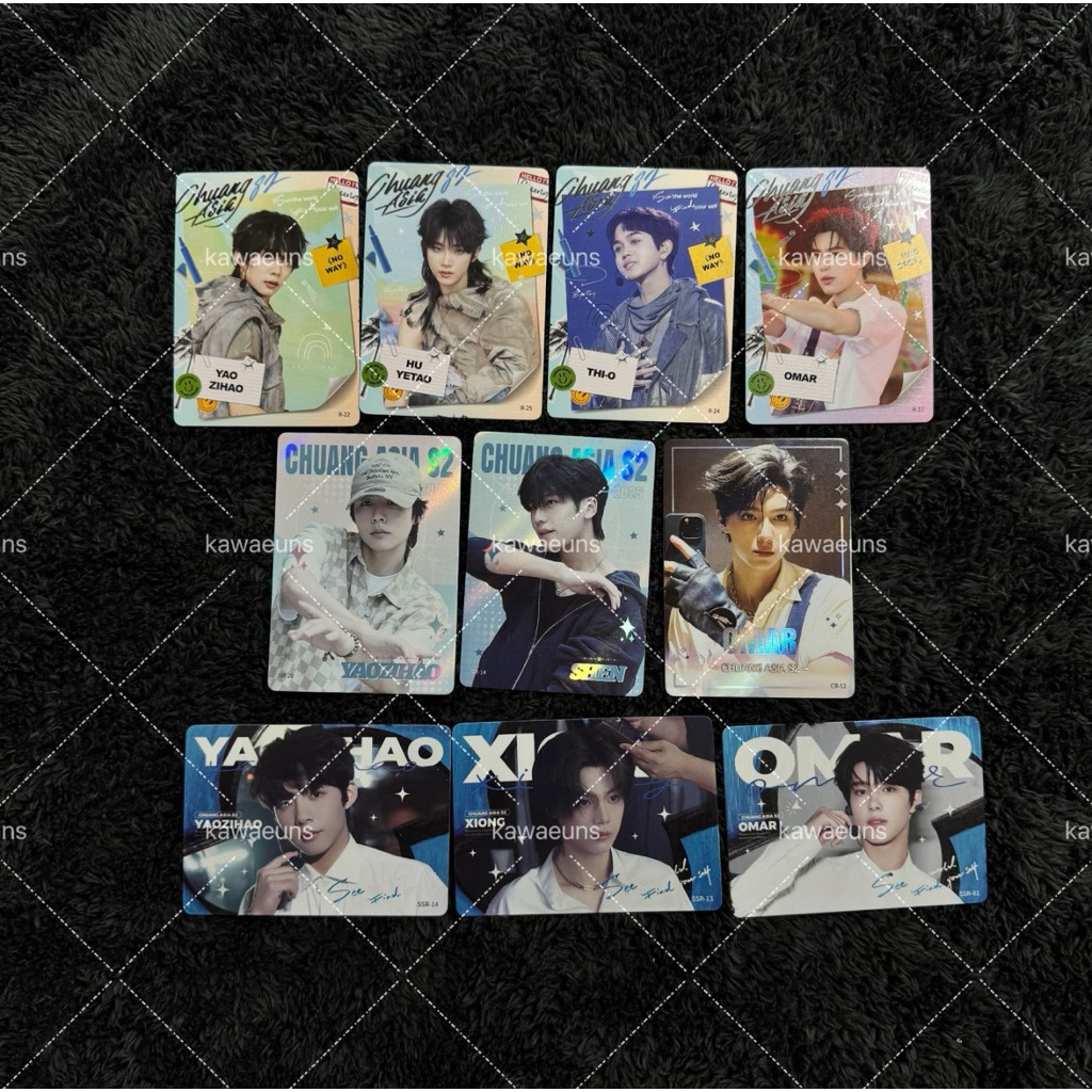 [พร้อมส่ง] การ์ด R,SR,SSR VER3 ZIHAO YETAO THI-O OMAR SHEN XIONG | CHUANG ASIA S2