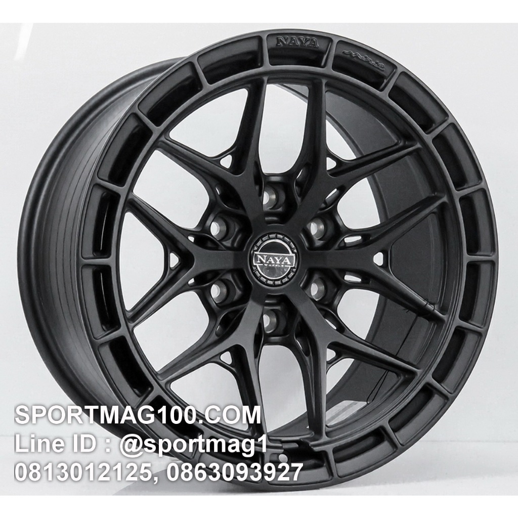 ล้อแม็กซ์ NAYA Alpha G6 Premium ขอบ18นิ้ว 6รู139.7 สีดำด้าน กว้าง9นื้ว Offset15 [22097]
