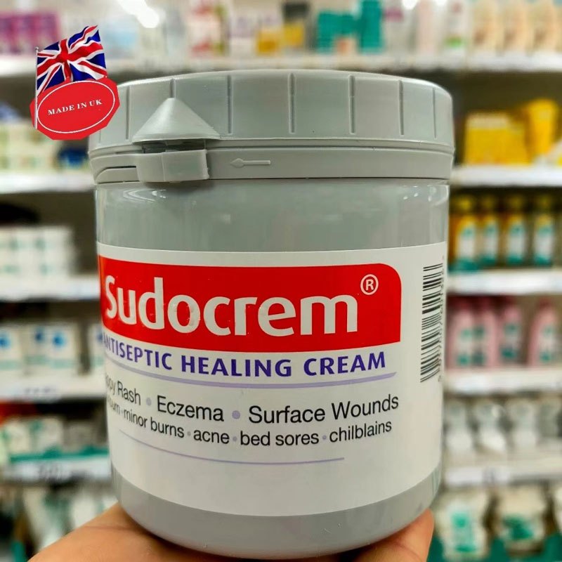 ของแท้ 100% Sudocrem 125g  ซูโดครีม ของแทั โลชั่นเด็ก ผื่นผ้าอ้อม ผิวแห้ง แก้ผดผื่นสำหรับทารกบำรุงผิวเด็กทุกวัย  ผิวแห้ง