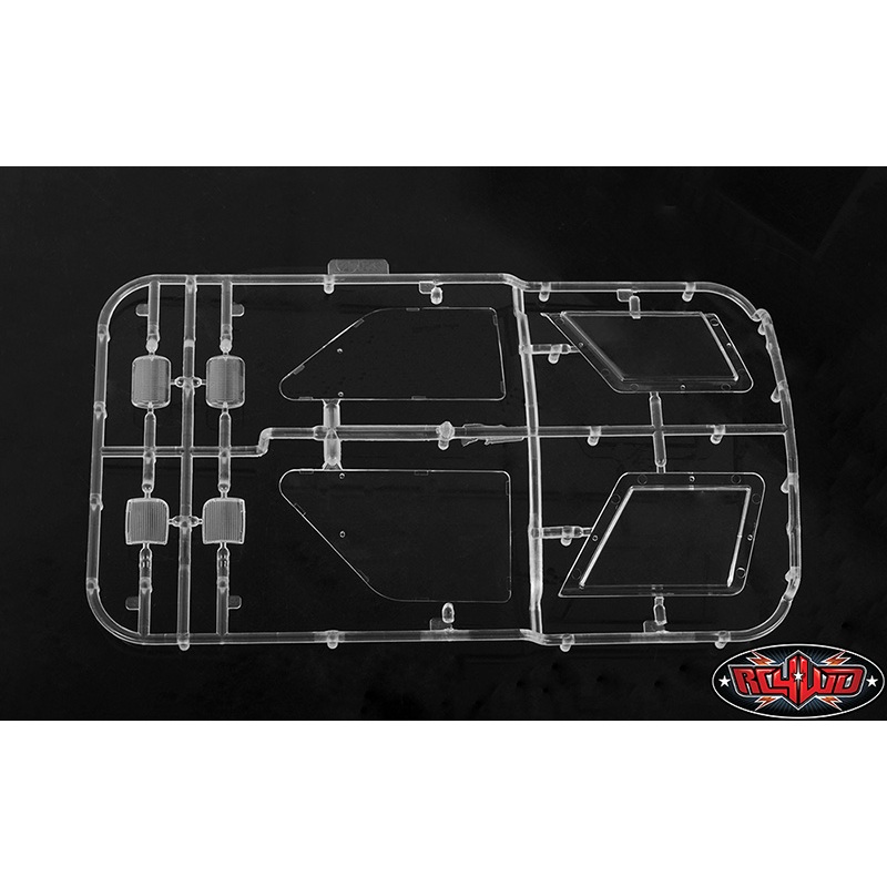 RC4WD 1985 Toyota 4Runner and 1987 Toyota XtraCab Clear Parts (B) Z-B0195
