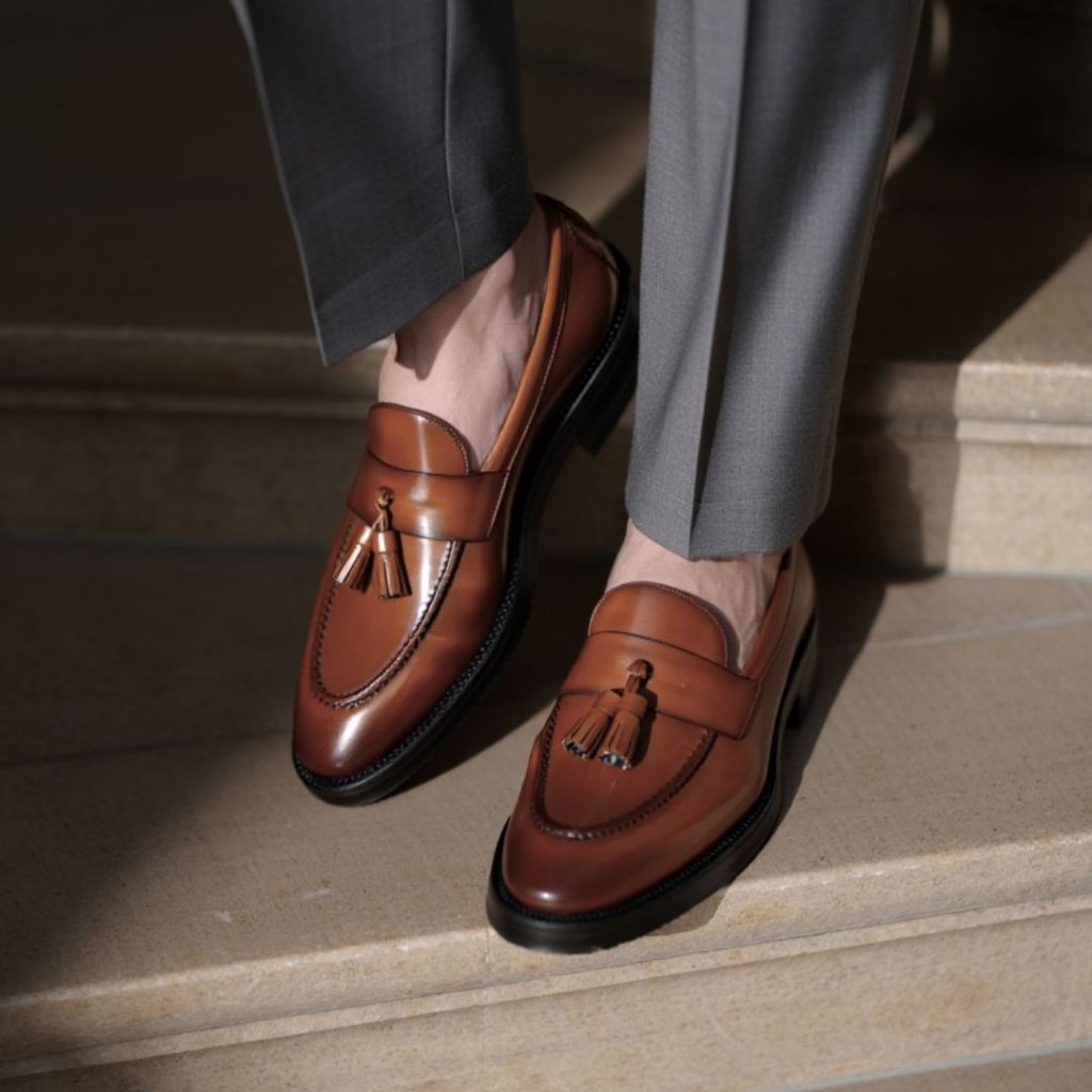 Sunday shop รองเท้า โลเฟอร์ สีดำ สีน้ำตาล Classic penny loafer รุ่น Duke - รูปที่ 2