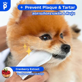 My Paws ปลอกนิ้วขัดฟัน แผ่นเช็ดฟัน Dental Wipes ลดคราบหินปูน ลดกลิ่นปาก ใช้ได้ทั้งสุนัขและแมว