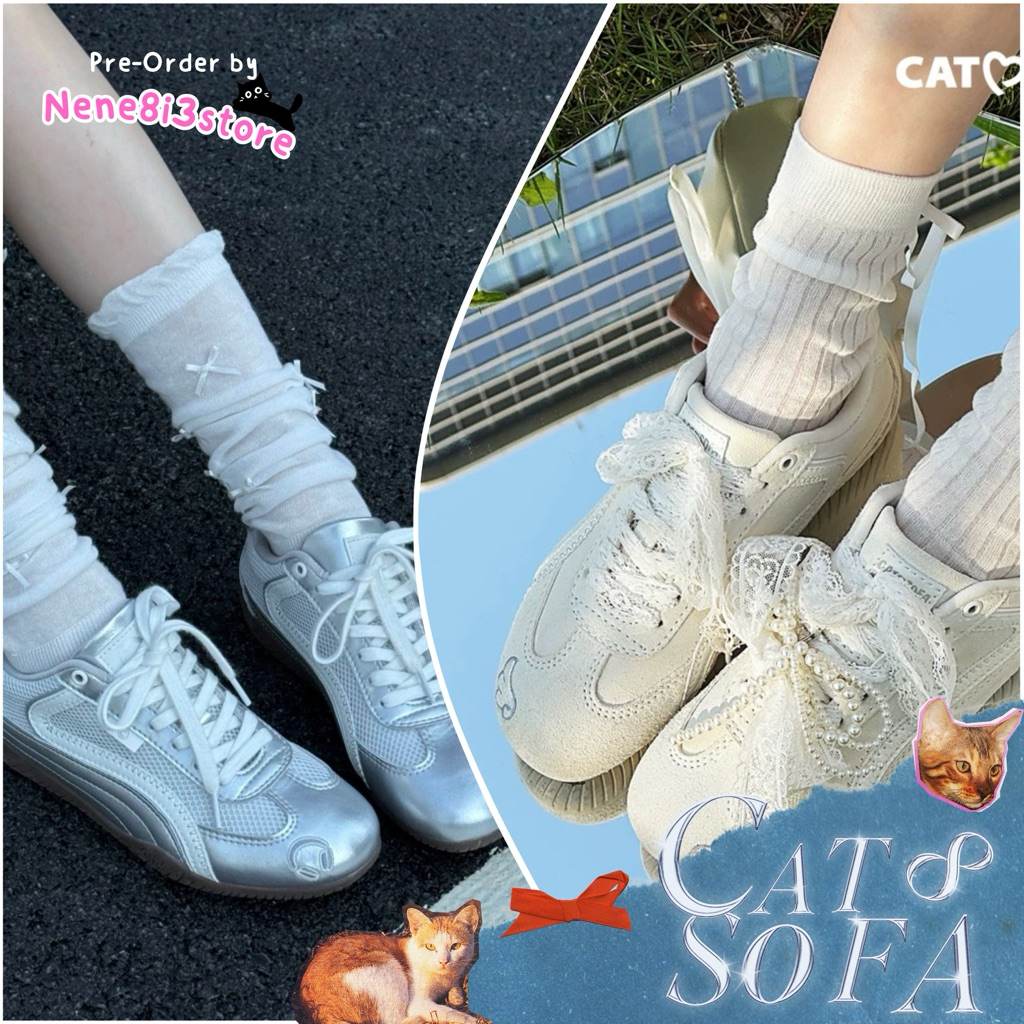 Pre-Order ✈️📍 15-20 day รองเท้า Cat& sofa emoji angel 🪽✨
