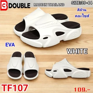 รองเท้าสวมพื้นหนาสำหรับผู้ชาย ยี่ห้อ BD รุ่น TF107 น้ำหนักเบา สวมใส่สบาย ไม่อับชื้น คู่ละ 109 บาท