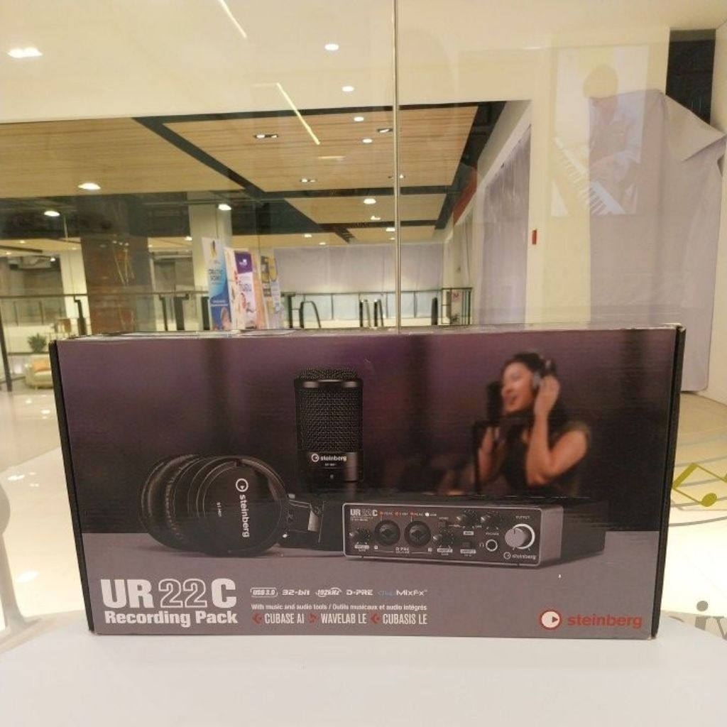 Steinberg รุ่น UR 22C Recording pack ชุดบันทึกเสียง