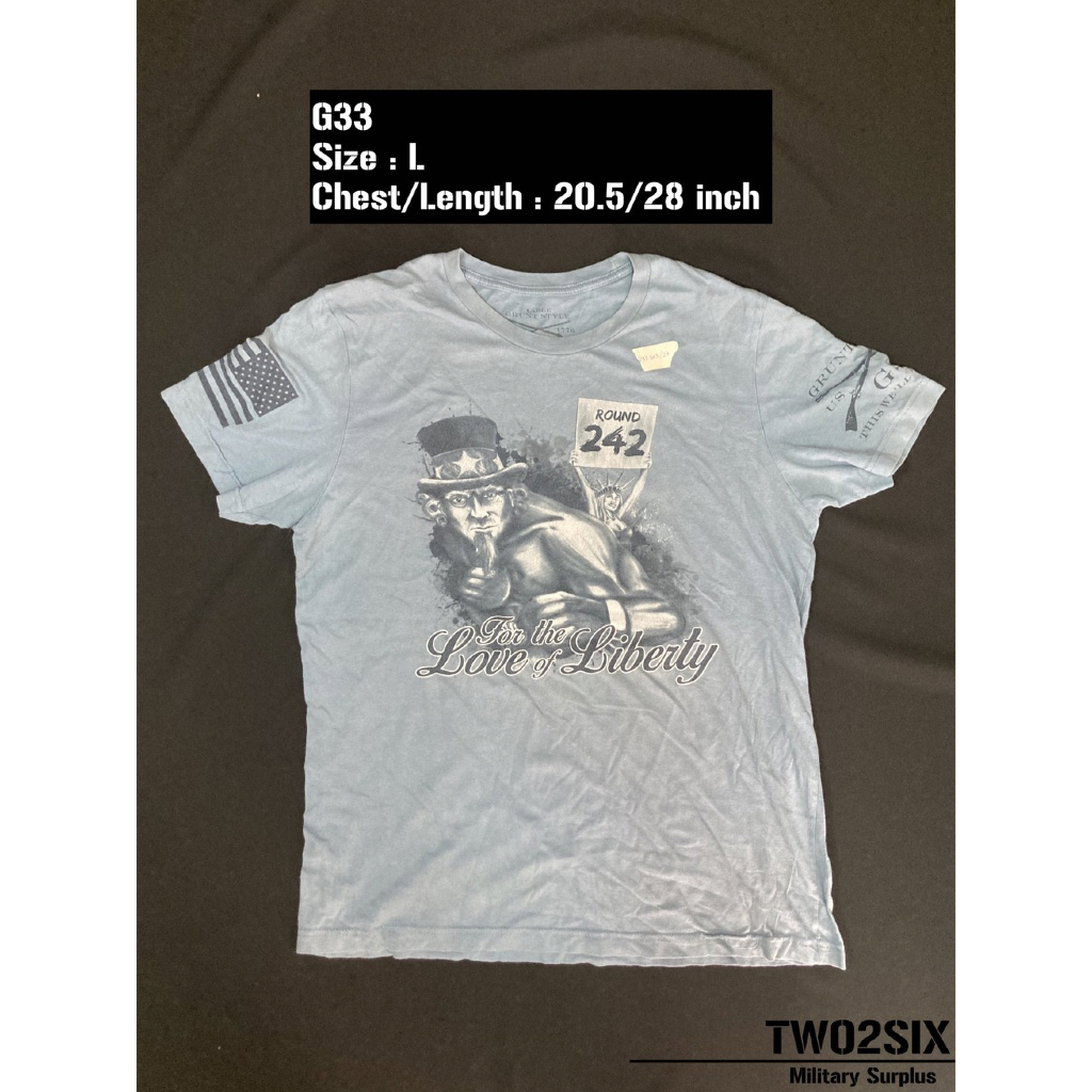 เสื้อยืด Grunt style เสื้อทหารเสื้อลายพรางเสื้อทหารอเมริกาแท้ มือสอง combat shirt