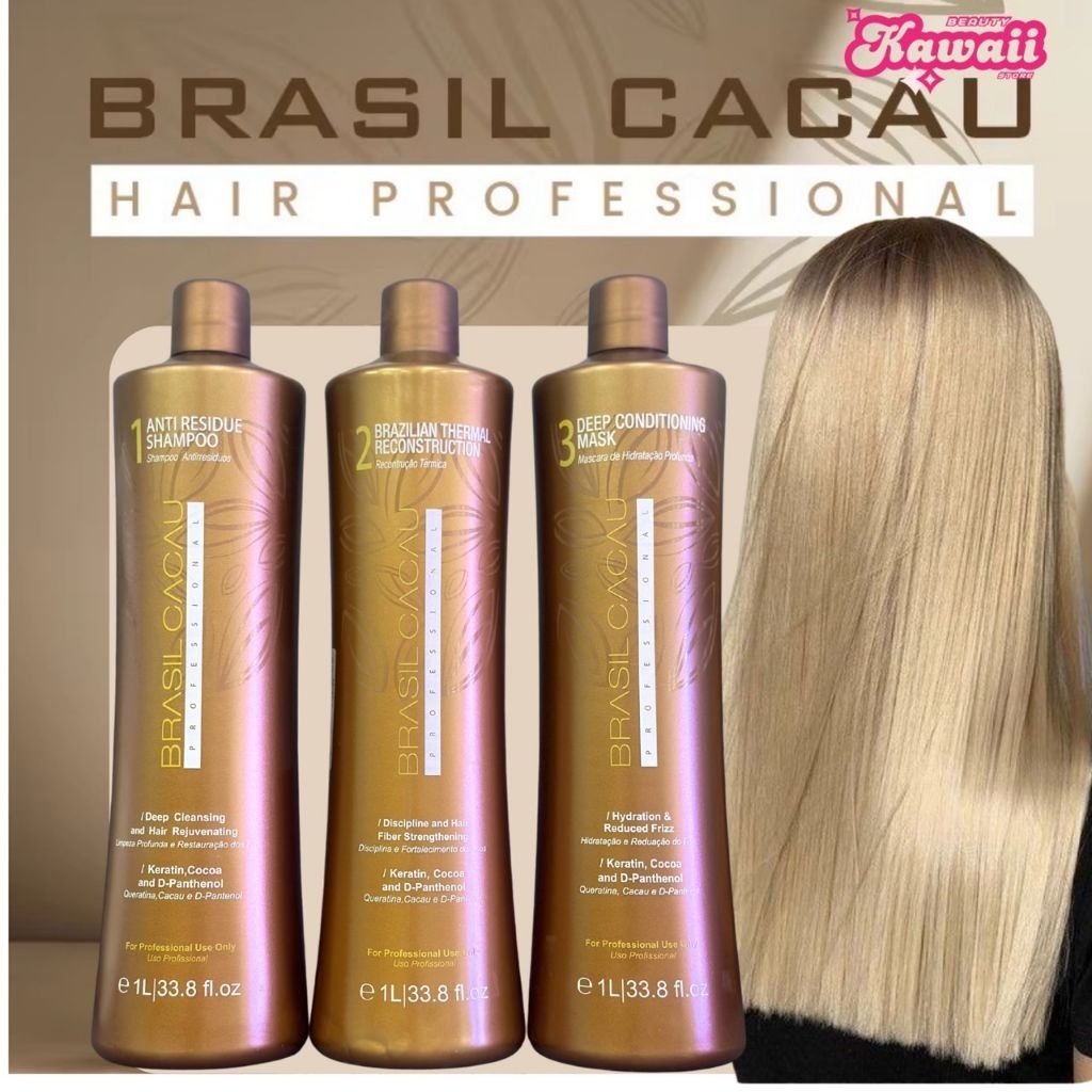 BRASIL CACAU KERATIN TREATMENT เคราตินบำรุงผม Brazilian keratin