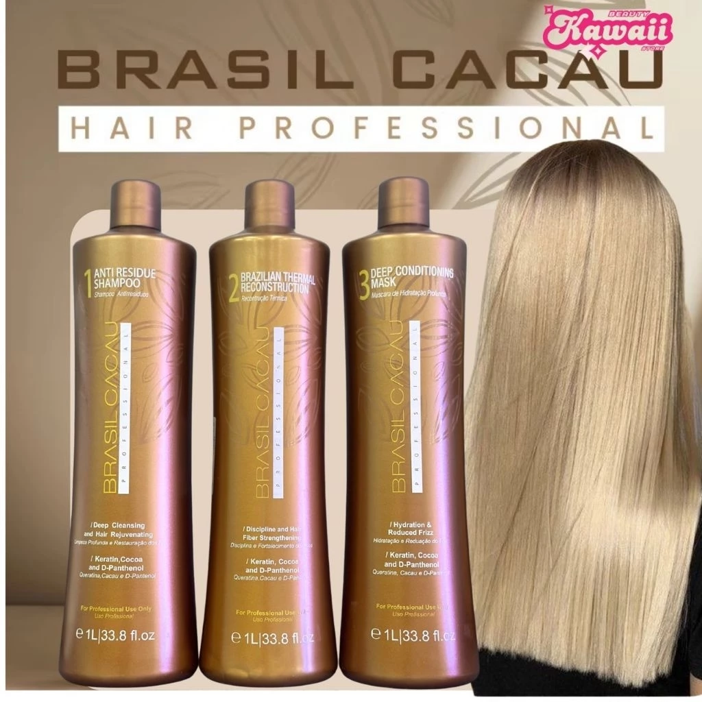 BRASIL CACAU KERATIN TREATMENT เคราตินบำรุงผม Brazilian keratin