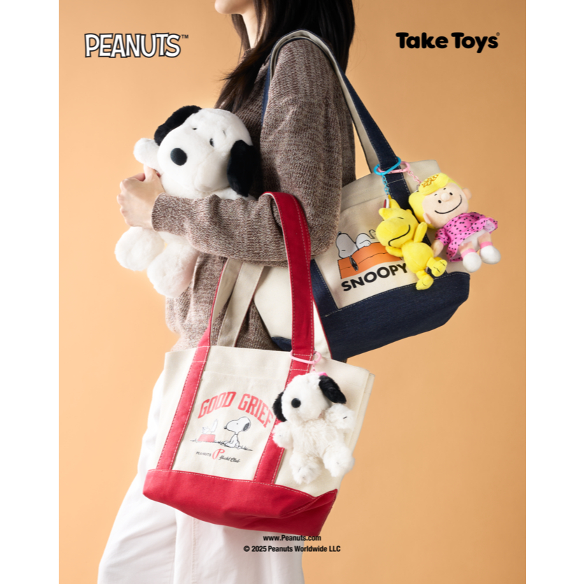 Peanuts Sleepy Snoopy Tote Bag - กระเป๋าผ้าสนูปี้