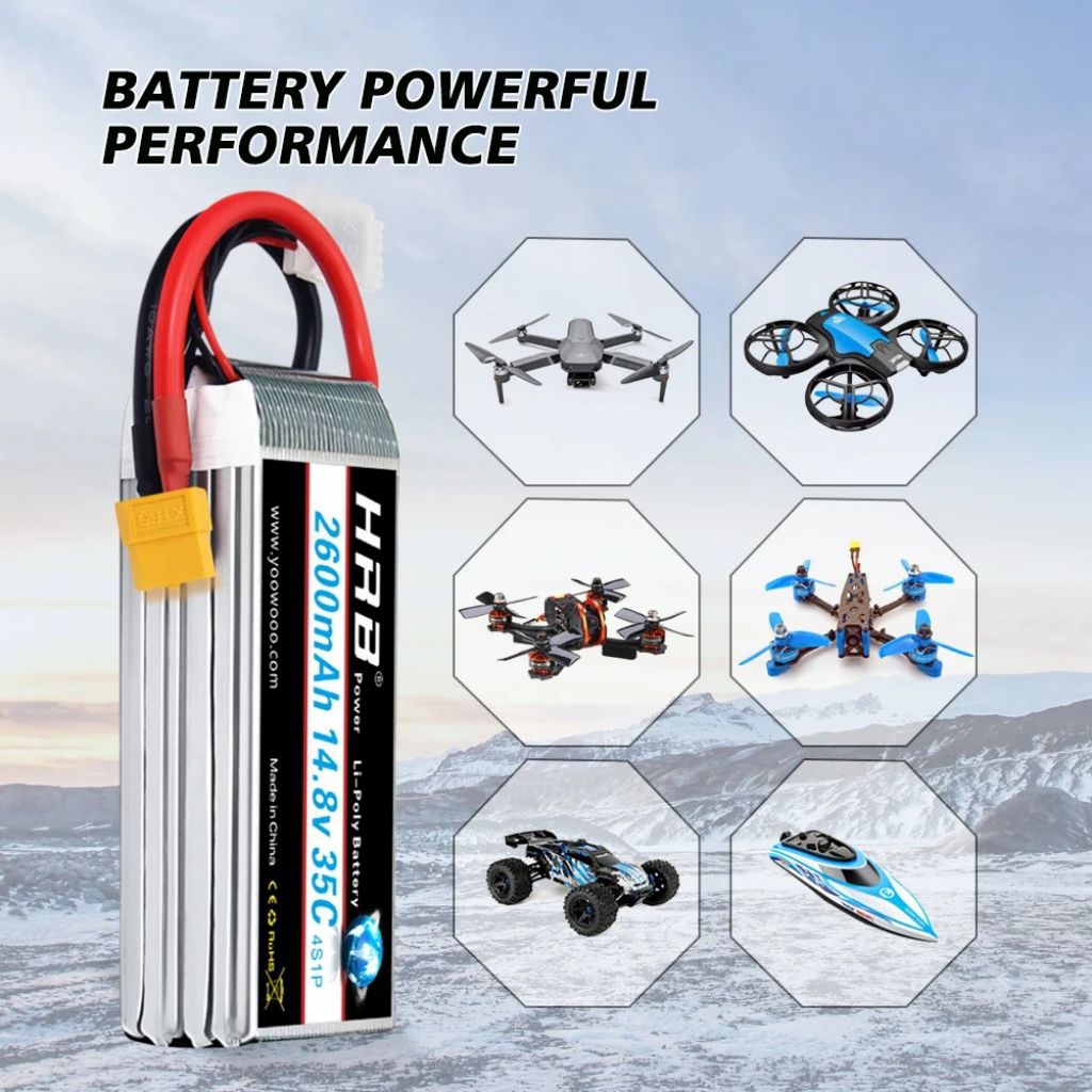 HRB 4S 2600nAh 60C XT60