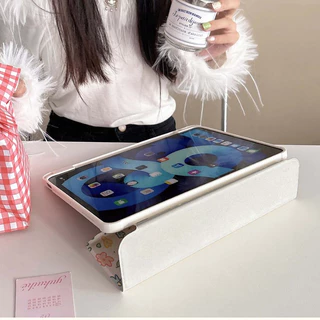 🔥พร้อมส่ง🔥เคส iPad Gen12 Gen11 Air8 11/13 ที่ใส่ปากกา ลูกแมวว่ายน้ำ เคสiPadหมุน 360° Air6 Gen10 Air5