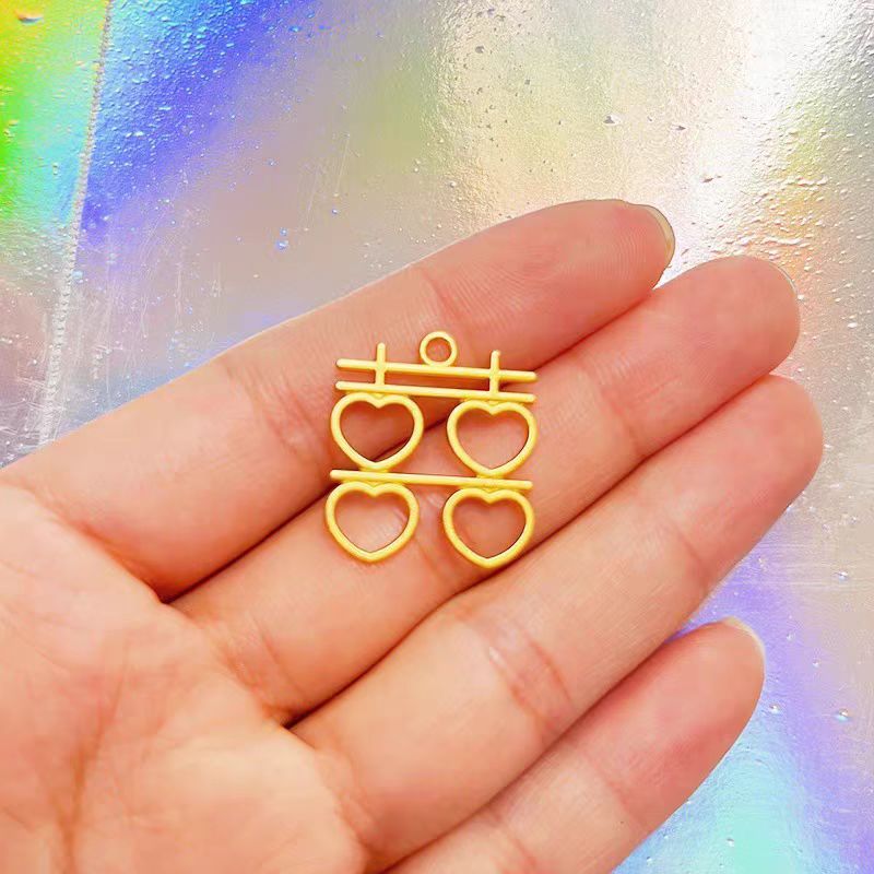 GIDA✏️จี้ทอง จี้ตกแต่ง กล่องของขวัญ จี้ใส่ถุงผ้า จี้อักษรมงคล - รูปที่ 3