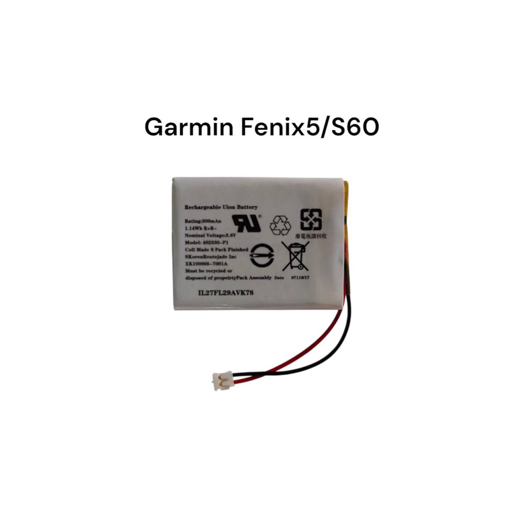 Battery 3.7v 230mAh for Garmin Fenix5 Fenix 5X no.361-00097-00 fenix5F