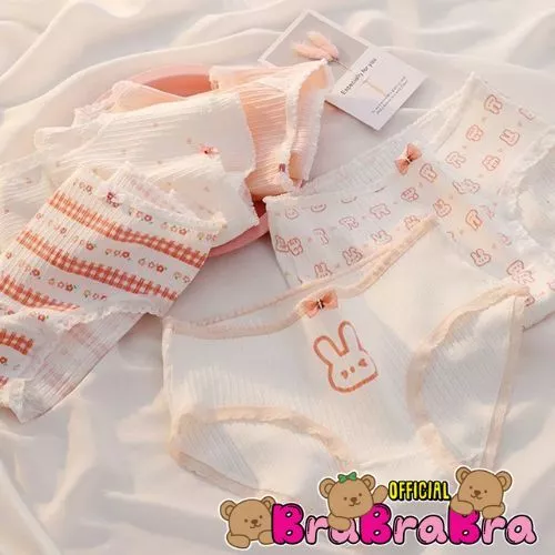 [ส่งจากไทย] 𝑩𝒓𝒂𝑩𝒓𝒂𝑩𝒓𝒂 #p-091 กางเกงใน โทนชมพู สีหวาน ผ้านิ่ม ใส่สบาย