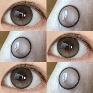 Midroo [-1.00-8.00] แว่นตาสายตาสั้น คอนแทค Butter Bean Brown/Grey/Blue-14.2mm