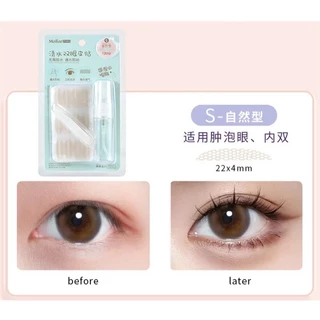 Malian ตาข่ายติดตา 2 ชั้น [MT8384] 120pcs. ไม่ต้องใช้กาว ตา 2 ชั้น ติดทนตลอดวัน พ่นน้ำแล้วติดได้เลย พร้อมส่งจากไทย