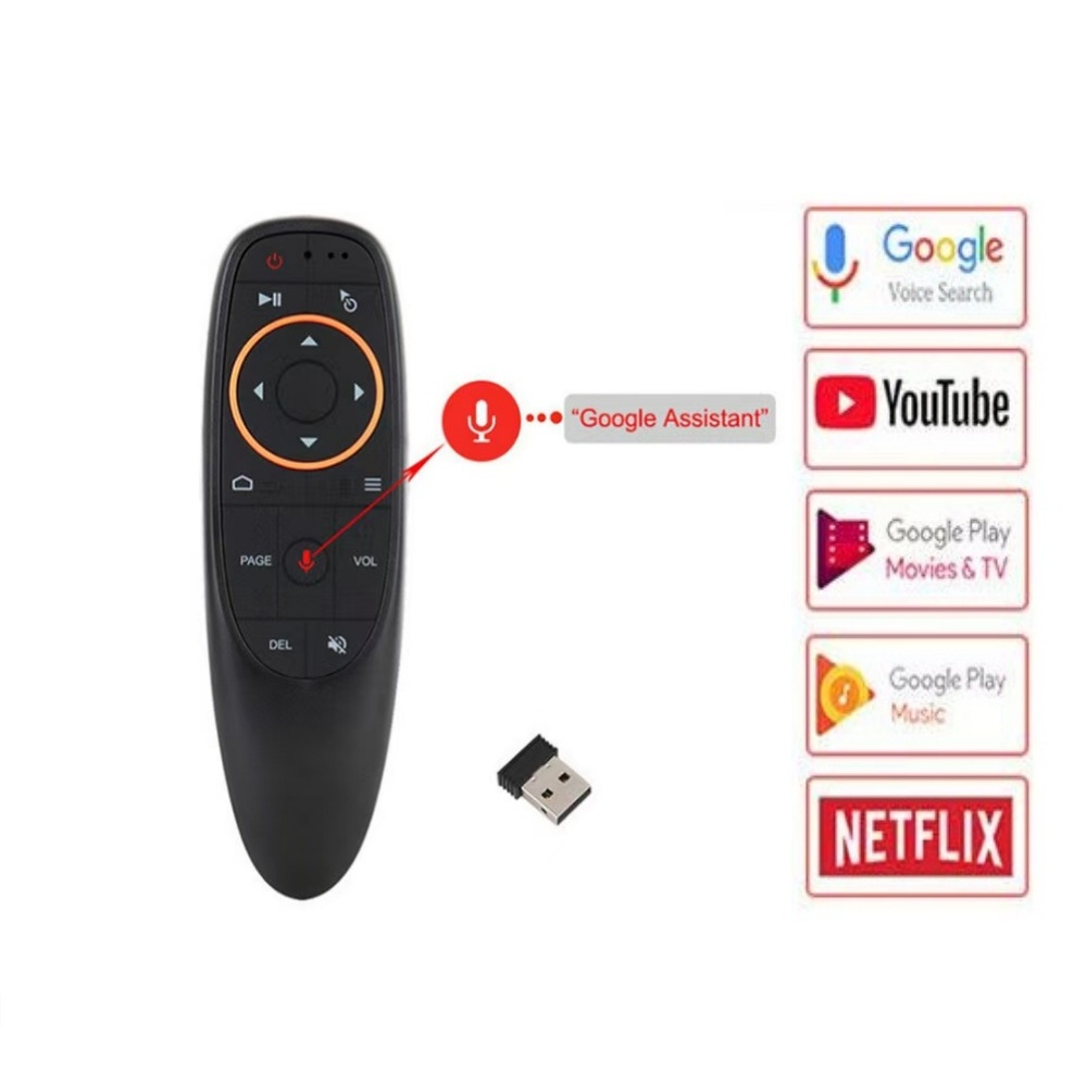 Air Mouse G10S (มี Gyro) เมาส์ไร้สาย 2.4G Wireless Air Mouse + Voice Search