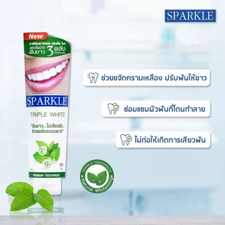 [NEW] SPARKLE ยาสีฟัน สูตร Triple White ขนาด 30 g. 10SK00203