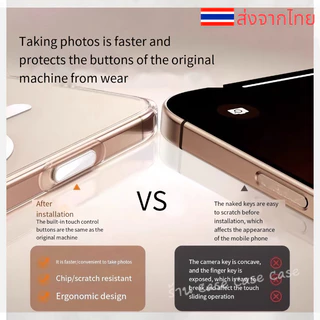กันรอยปุ่ม สำหรับ iPhone 17 Pro Max 16 Plus ปุ่มกล้องไอโฟน ปกป้องปุ่มเลนส์กล้องไอโฟน16 ทุกรุ่น ทัชง่าย