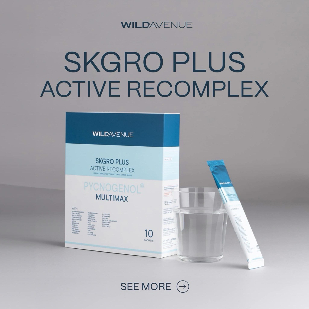 WILD AVENUE SKGRO PLUS RECOMPLEX รวมวิตามินและแร่ธาตุ