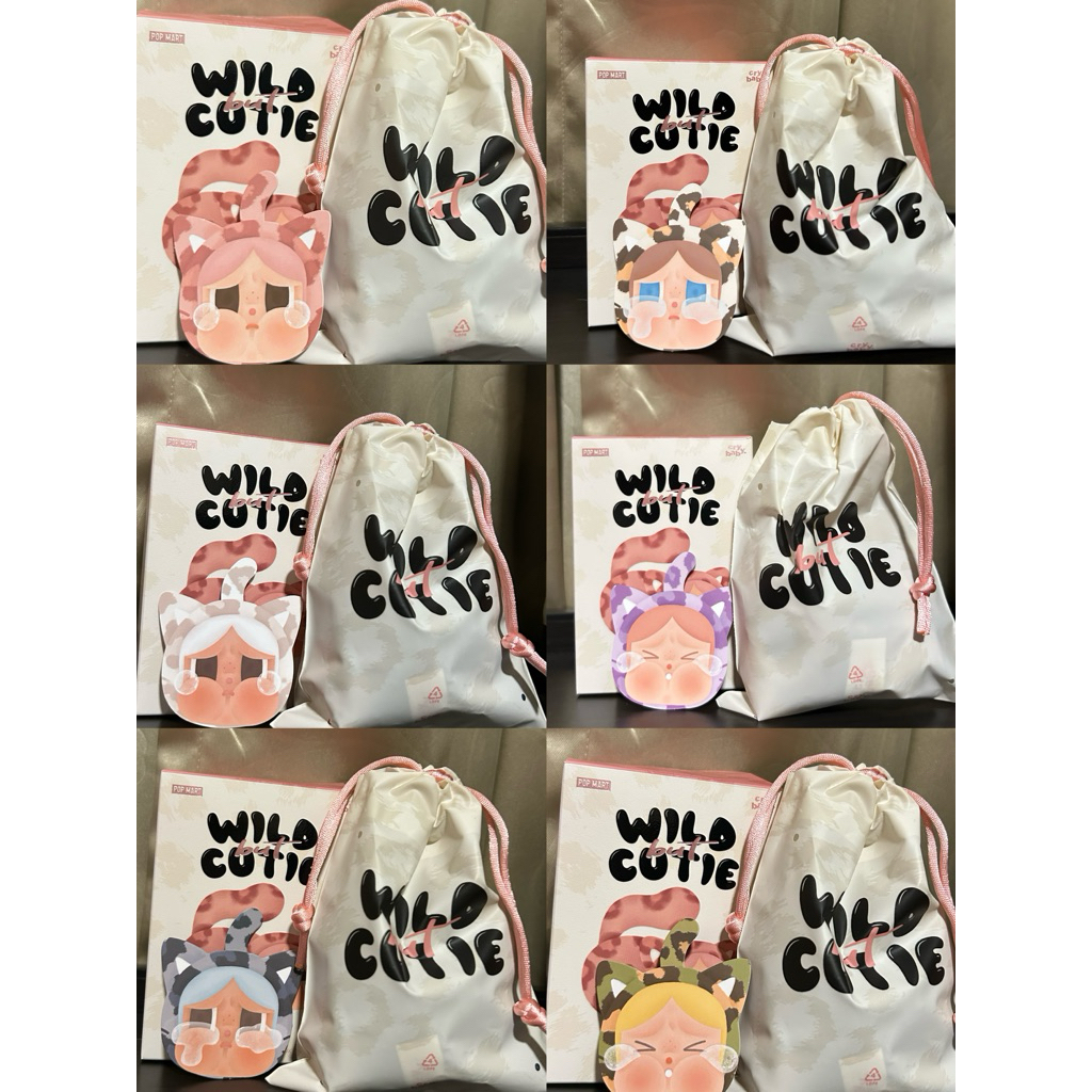 [พร้อมส่งในไทย ✅) CRYBABY แบบเช็คการ์ด /Bao ao พวงกุญแจ