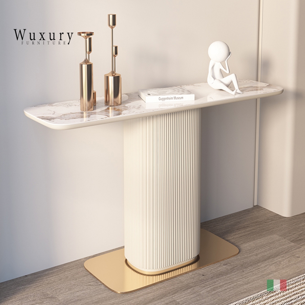 Wuxury Furniture โต๊ะคอนโซล โต๊ะconsole classic luxury TOPหิน ส่งฟรี