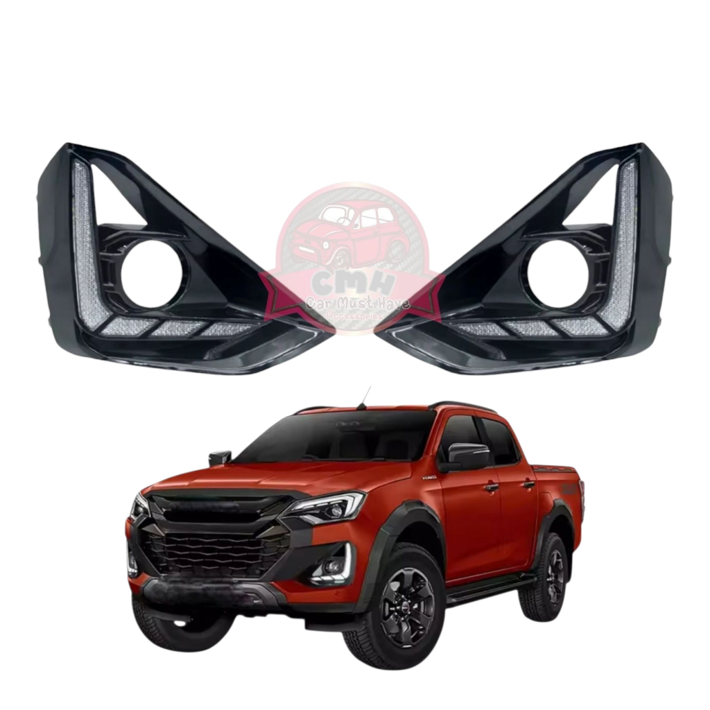 ไฟเดย์ไลท์ DRL DAY TIME RUNNINH LIGHT ISUZU DMAX 2024 2025 ตัวสูง อีซูซุ ดีแมคซ์