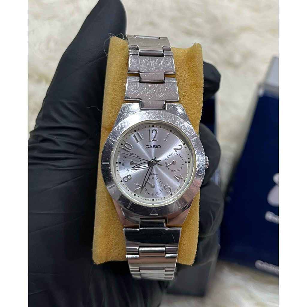 นาฬิกาข้อมือผู้หญิง Casio Chronograph 🇯🇵 ของแท้ 💯
