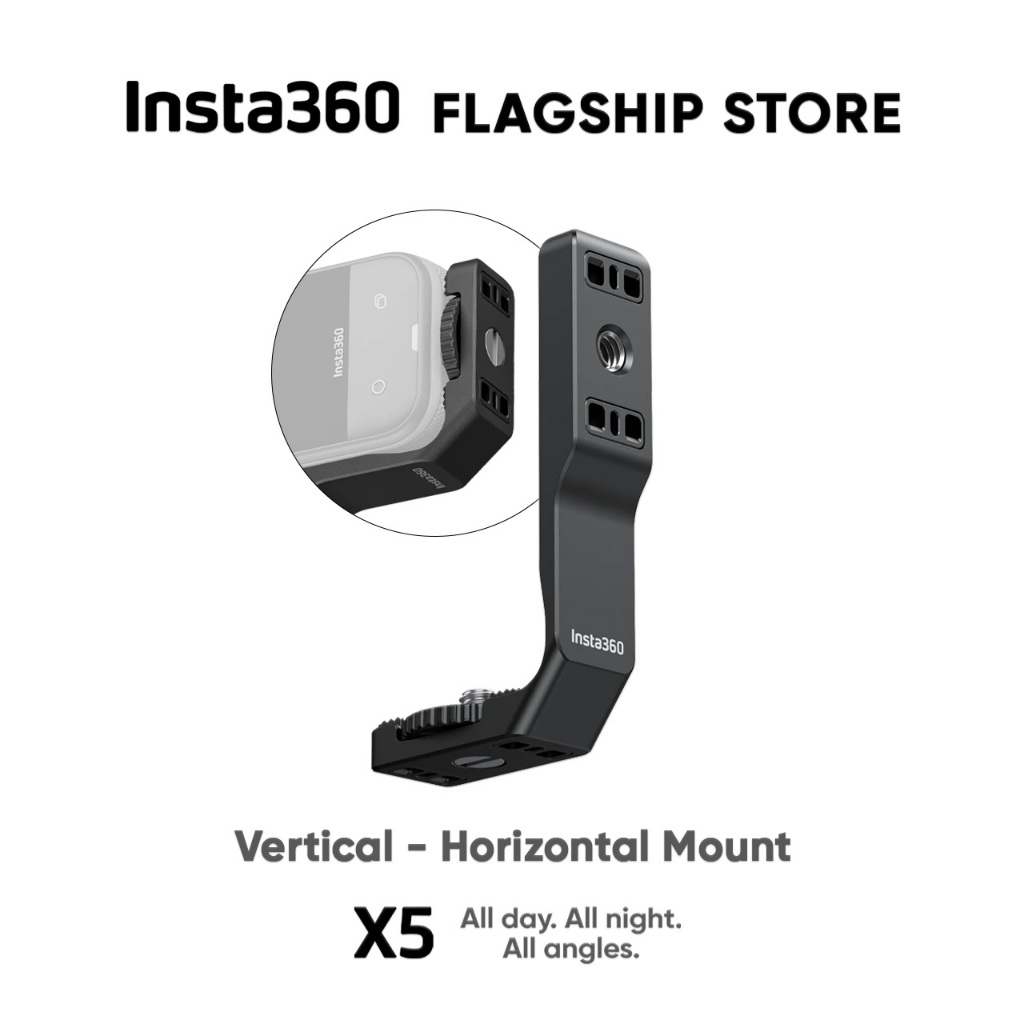 Insta360 อะแดปเตอร์ ขาตั้ง กล้อง X5 Vertical Horizontal Mount ปรับแนวตั้งนอน Adapter Action Camera