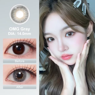 Magister & Realcon [ซื้อ 1 แถม 2] Magister คอนแทคเลนส์ Mini Brown 14mm อนแทคเลนส์สายตาสั้น คอนแทคเลนส์สี คอนแทคเลนส์แก้