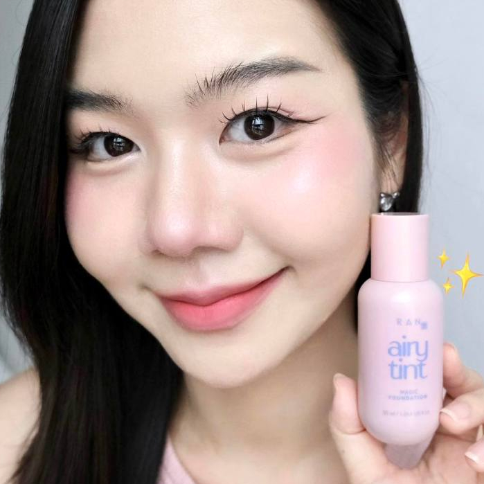 (สั่งจากVDOเพื่อรับส่วนลดพิเศษ) แบ่งขายความสวย แบ่งขายรองพื้นน้ำแร่ RAN Airy Tint Magic Foundation
