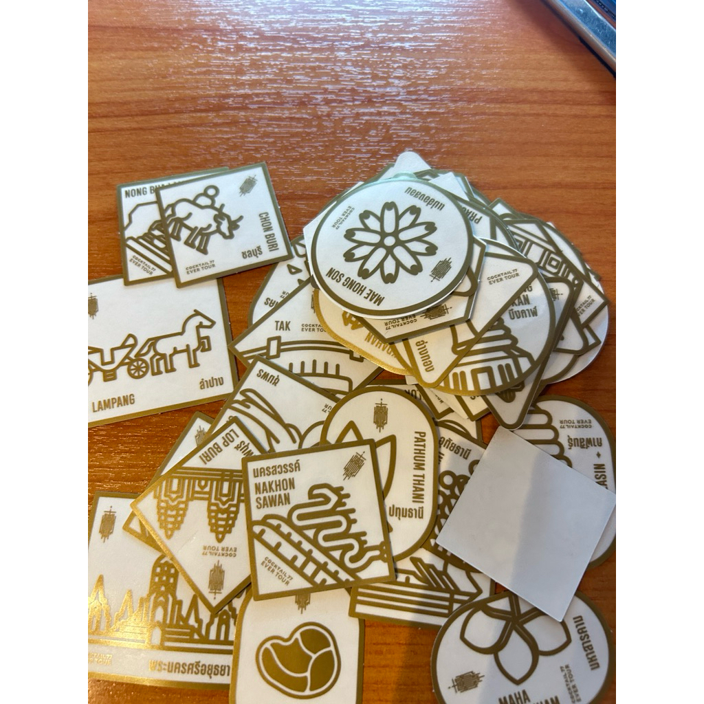 COCKTAIL 77 EVER TOUR STICKERS สติ๊กเกอร์ (พร้อมส่ง)